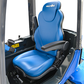 Ergonomic full adjustable suspension seat