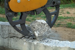 Multione-cutter-crusher for mini excavator