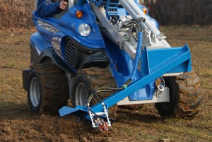 Multione-power-plough for mini loaders