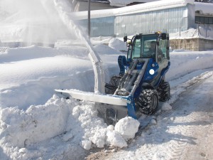 Multione-snow-blower for mini excavator